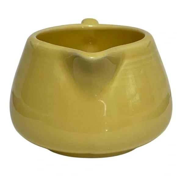 Vintage Fiestaware Yellow Ring Handled Creamer Fiesta Homer Laughlin HLC 1997 - Picture 3 of 6